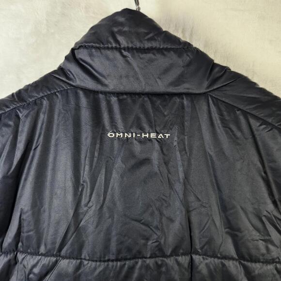 Columbia Omni Heat Black Full Zip Puffer Vest Men's Size XL - Picture 9 of 9